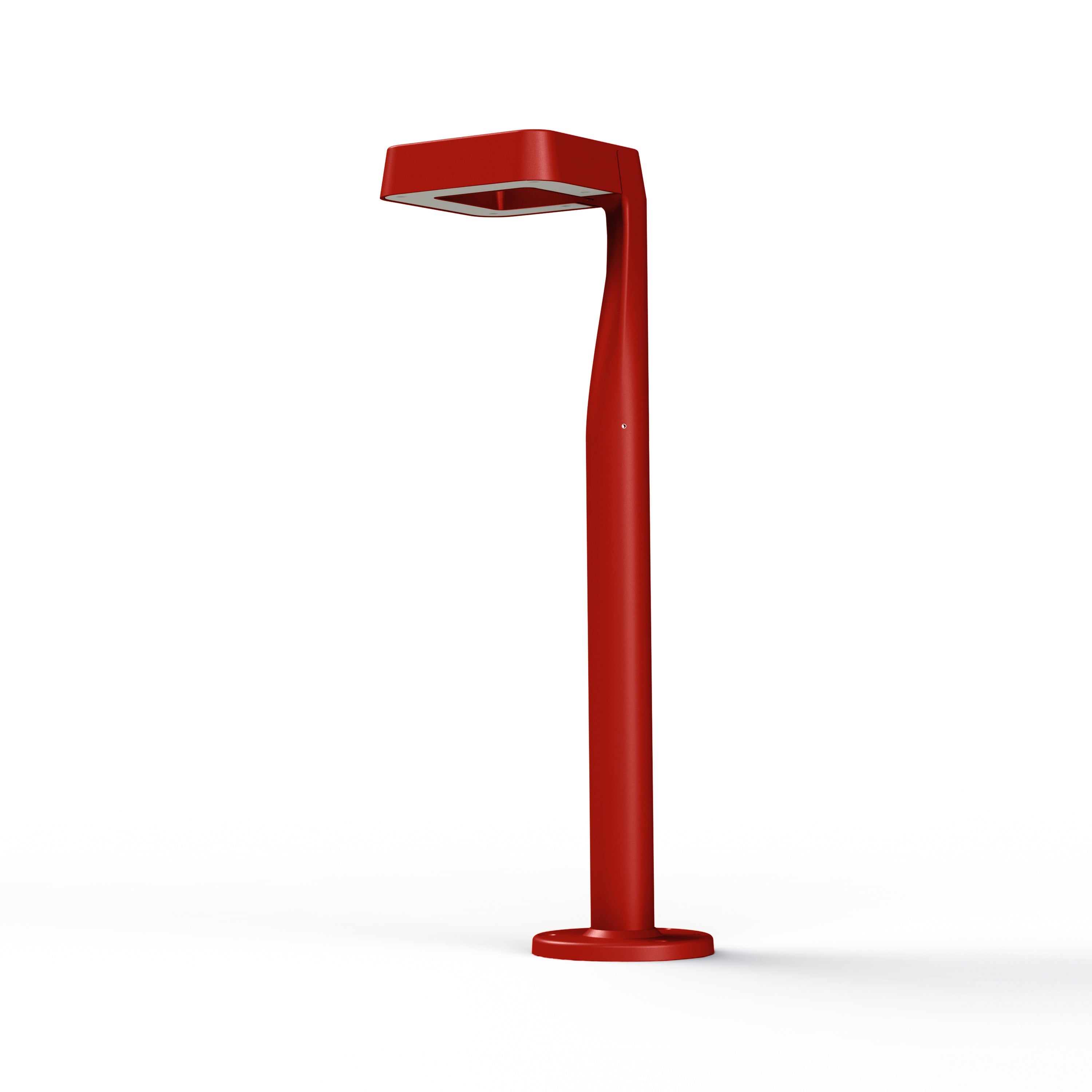 Borne Square N°2 LED 2700°k Rouge tomate 110 156004110