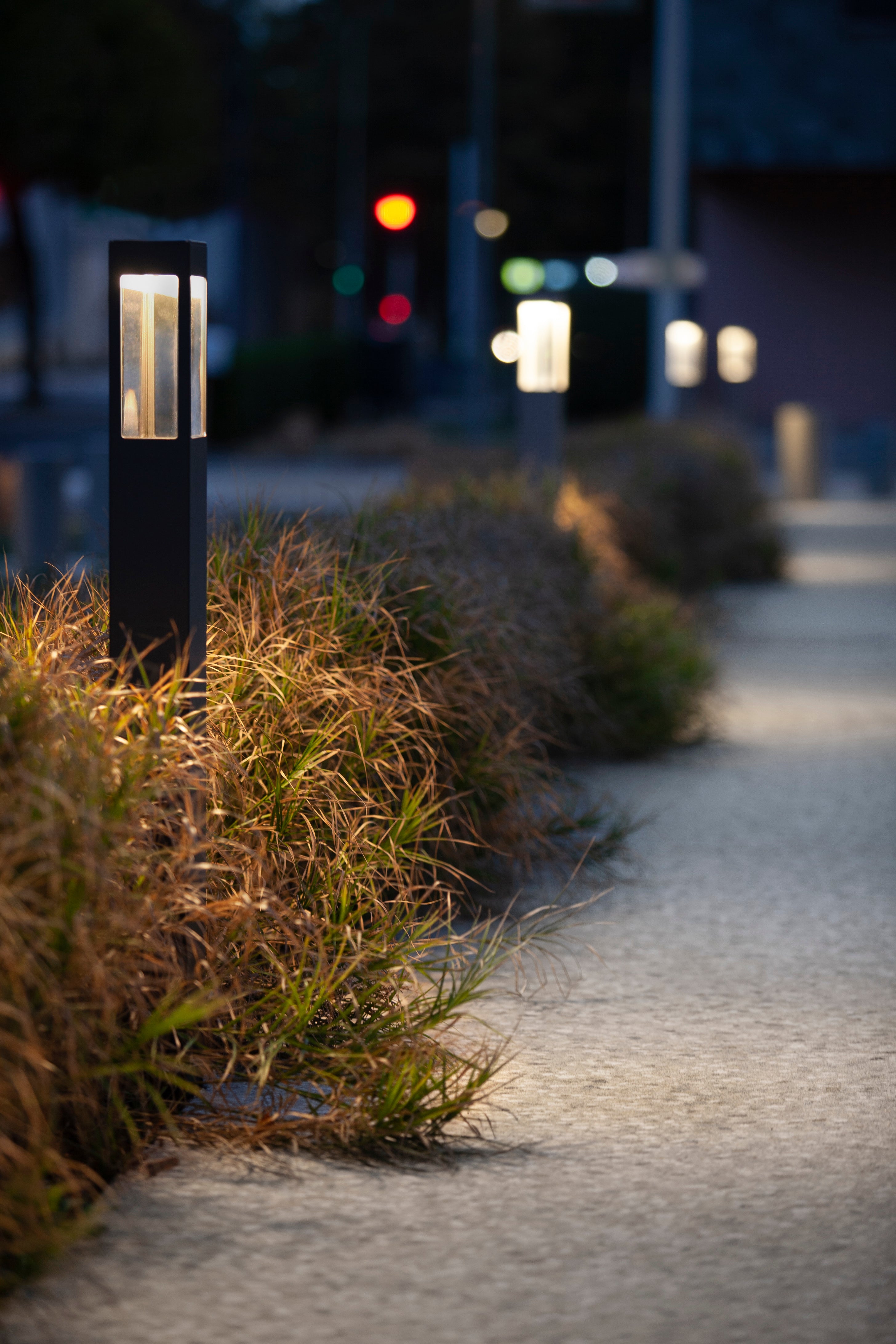 Borne Tétra N°5 LED 12w 2700°k Vert fougère 109 162326109