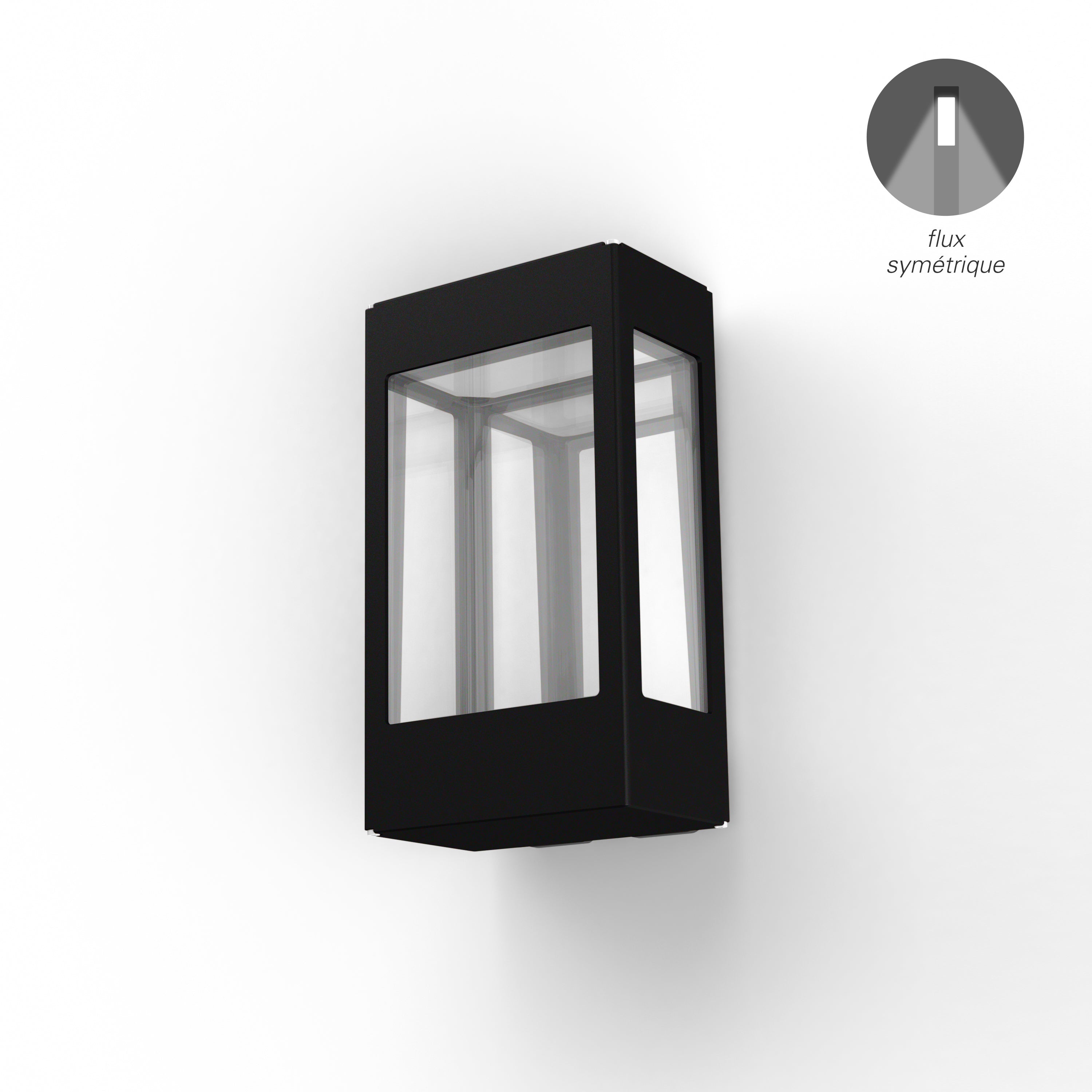 Applique Tétra N°1 LED 12w 2700°k Noir foncé 000 162306000