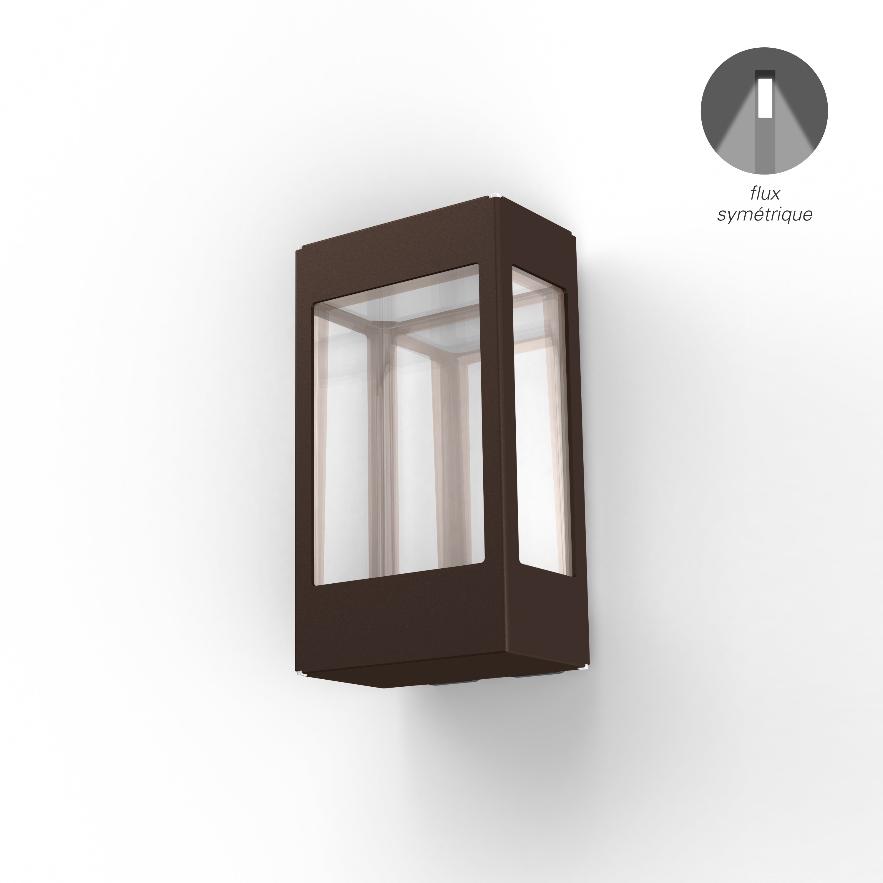 Applique Tétra N°1 LED 12w 2700°k Rouille 046 162306046