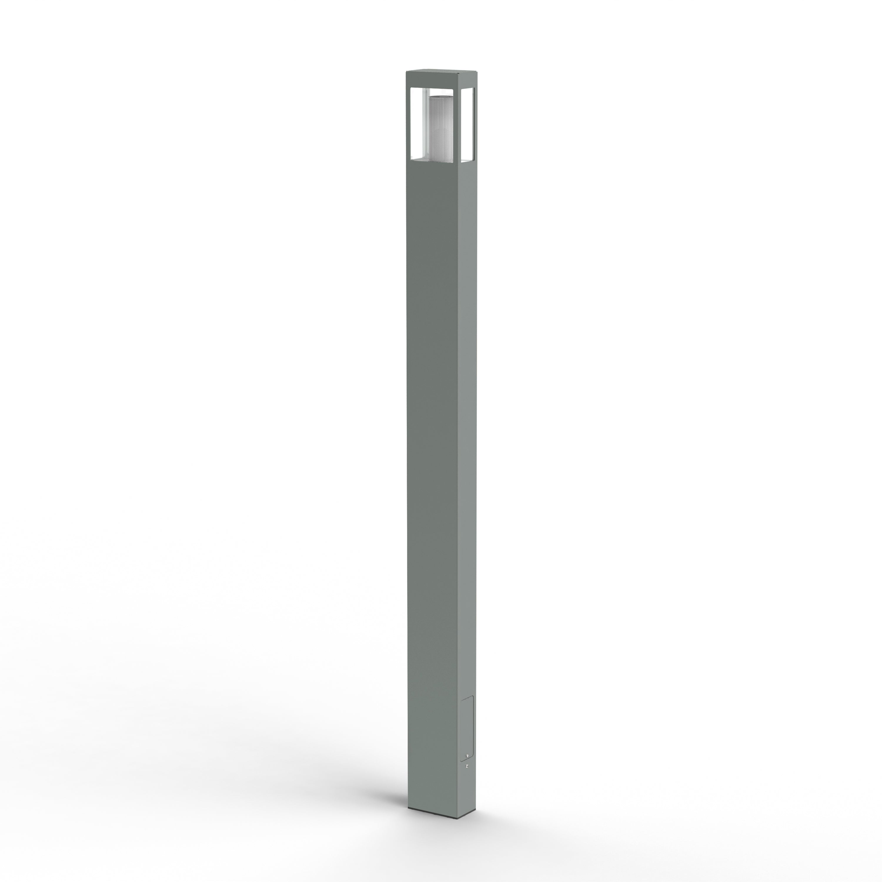 Borne Tétra N°5 E27 Gris métal 023 162022023