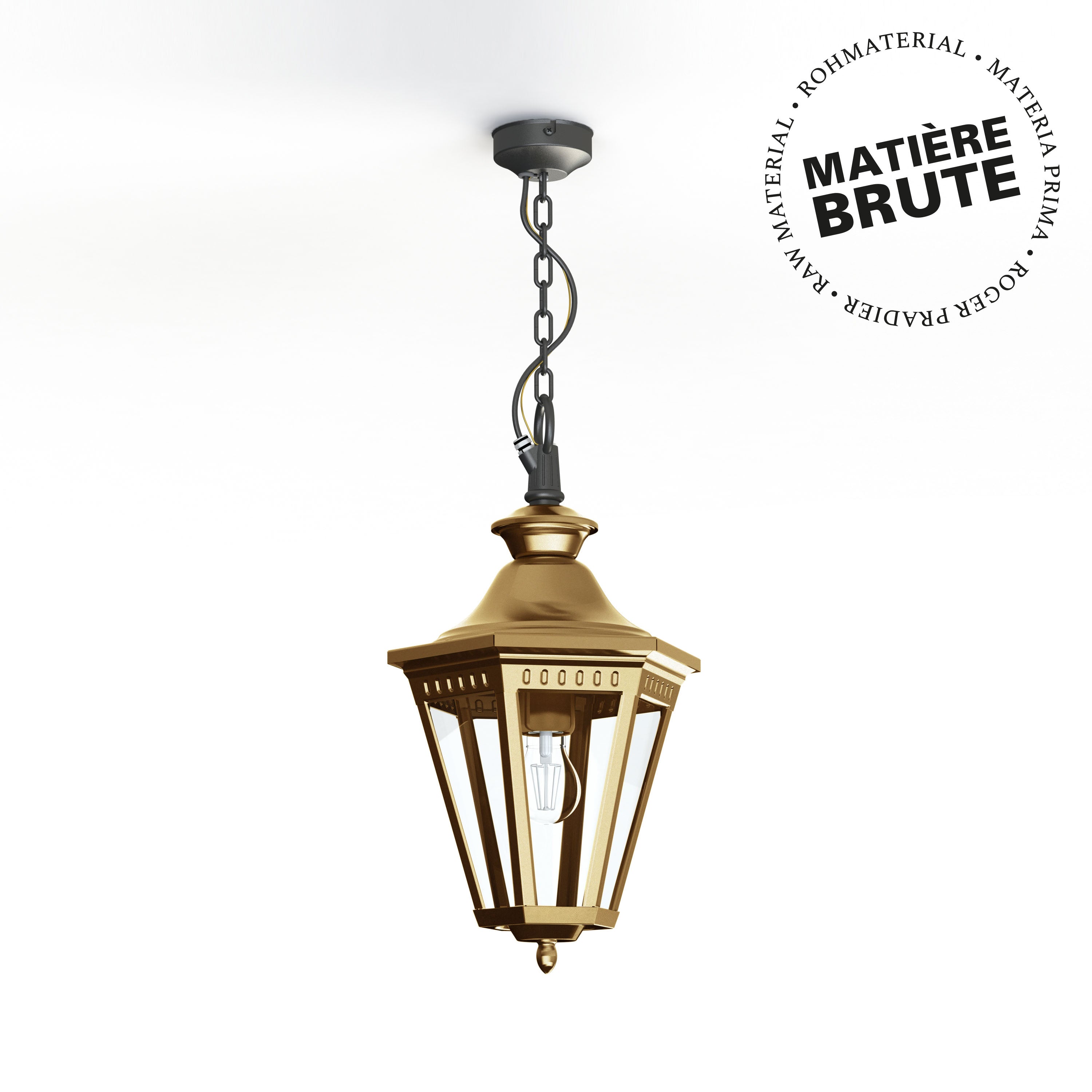 Suspension Victoria N°2 Laiton brut 072 164002072