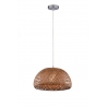 Suspension Cocoon Light and Dzign bambou brun E27 15w