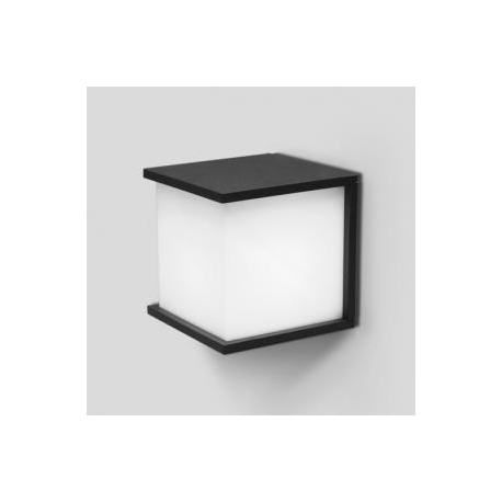  Applique Box Cubel Lutec en fonte d`aluminium gris anthracite 42w E27 Led IP54 IK06