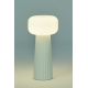 Lampe Faro verre blanc Mantra E27 H64, élégante, chic illuminera vos intérieurs