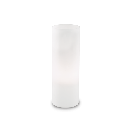 Lampe Edo Ideal Lux verre blanc 60w E27 H35