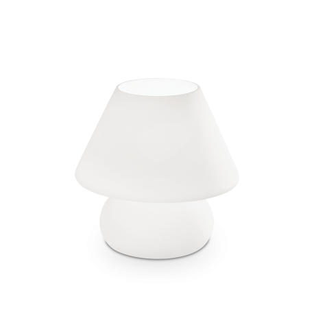 Lampe Prato Ideal Lux verre blanc 60w E27 H24
