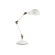 Lampe Truman Ideal Lux orientable métal blanc mat intérieur émaillé blanc 1xE27, sur un bureau, en chevet elle trouvera facileme