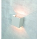 Applique led Davos aluminium couleur rouille 12w 3000k 1100 lumens angle d`eclairage réglable avec volets IP54