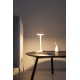 Lampe touch Ceres Led 3 variations, avec chargeur induction Mantra aluminium blanc 6w 450 lumens 3000k 