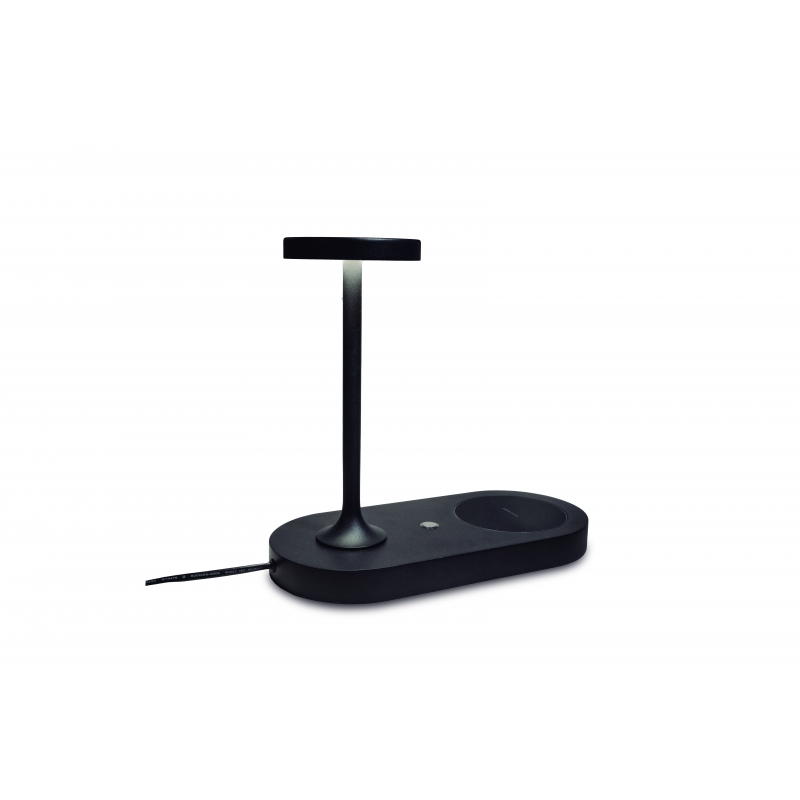 Lampe touch Ceres Led 3 variations, avec chargeur induction Mantra