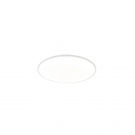 Plafonnier Slim acrylique blanc 16W 1440 lumens 5000K Diamètre 25 cms, Hauteur 4,6 cms