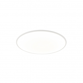 Plafonnier Slim acrylique blanc 24W 2200 lumens 5000K Diamètre 37 cms, Hauteur 5,6 cms