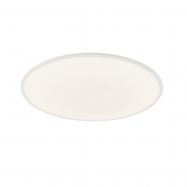 Plafonnier Slim acrylique blanc 50W 4150 lumens 3000K Diamètre 46 cms, Hauteur 6,6 cms