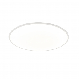 Plafonnier Slim acrylique blanc 50W 4300 lumens 5000K Diamètre 46 cms, Hauteur 6,6 cms