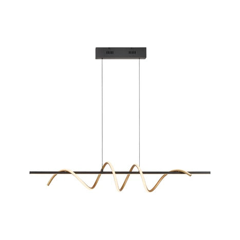 Suspension monte et baisse EMANDA noire et or L121 NEU19113-68