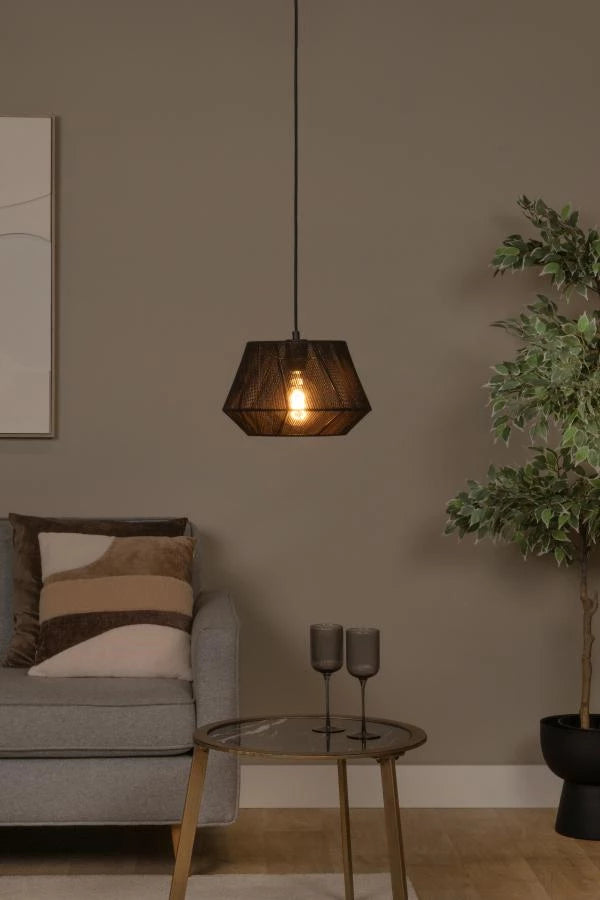 Suspension JESSICA noire D30 LUCIDE 10421/30/30