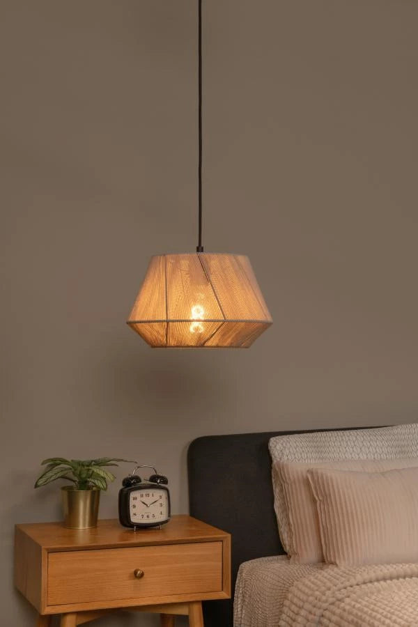 Suspension JESSICA beige D30 LUCIDE 10421/30/36