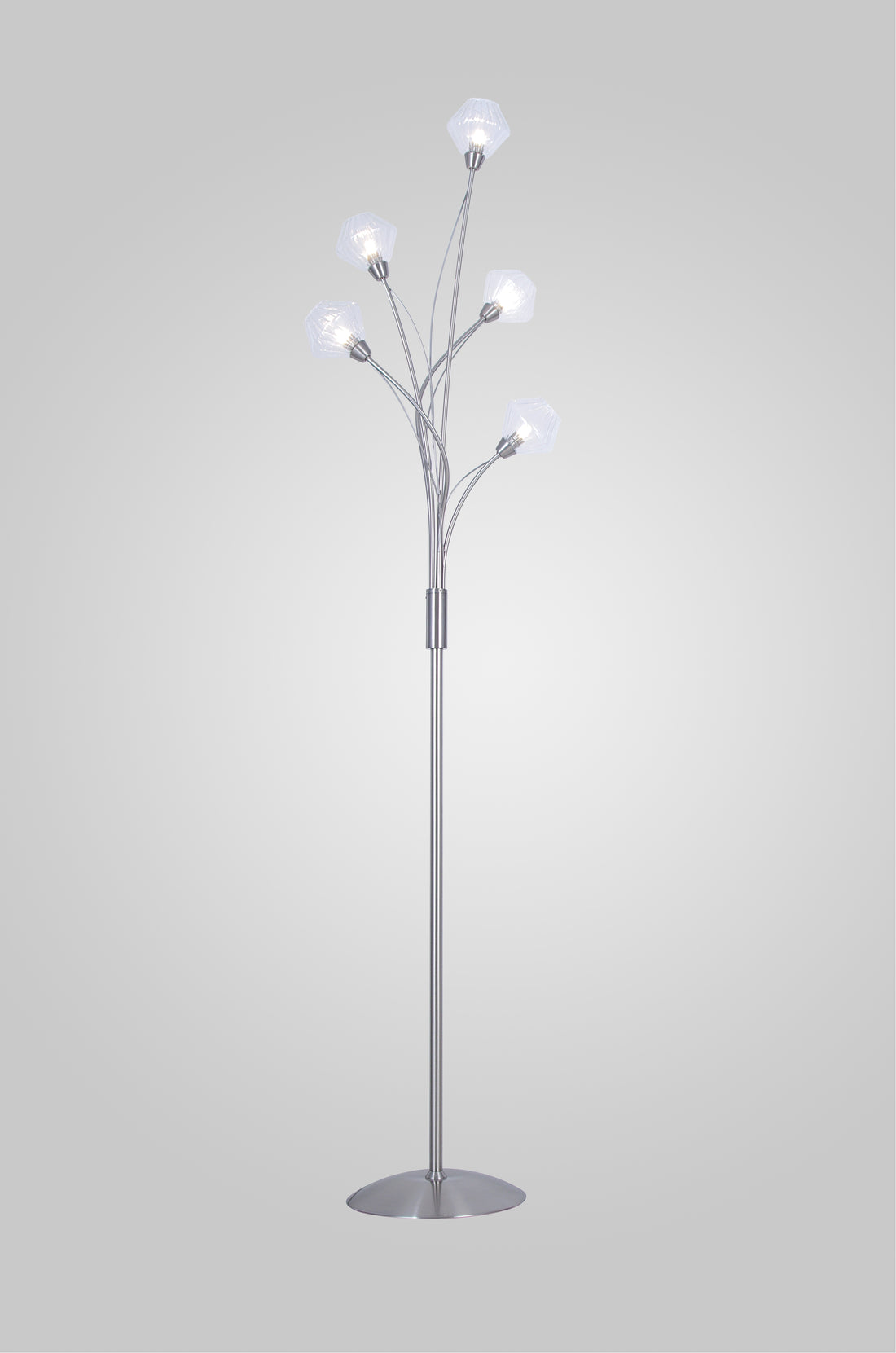 Lampadaire Diamant nickel satiné hj5149-5SF