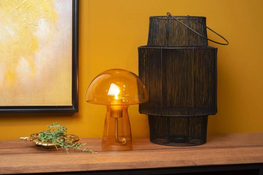 Lampe FUNGO orange H28 LUCIDE 10514/01/53