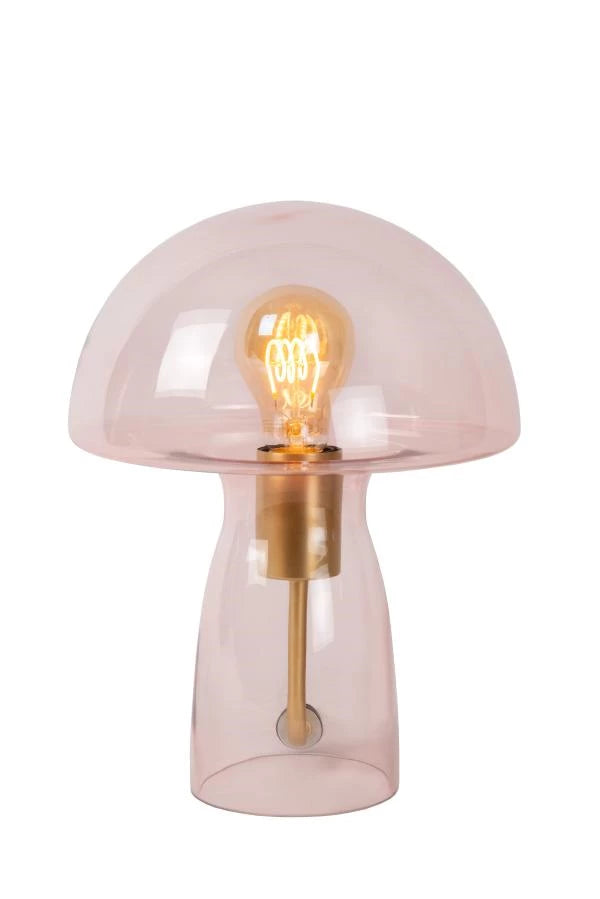 Lampe FUNGO rose H28 LUCIDE 10514/01/66
