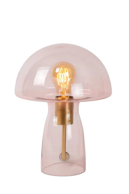 Lampe FUNGO rose H28 LUCIDE 10514/01/66