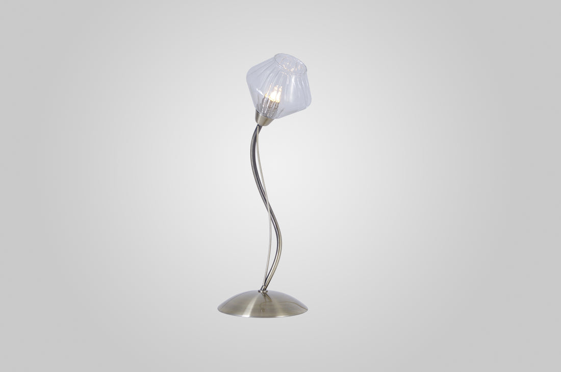 Lampe Diamant laiton patiné 1L HJ5149-1ST