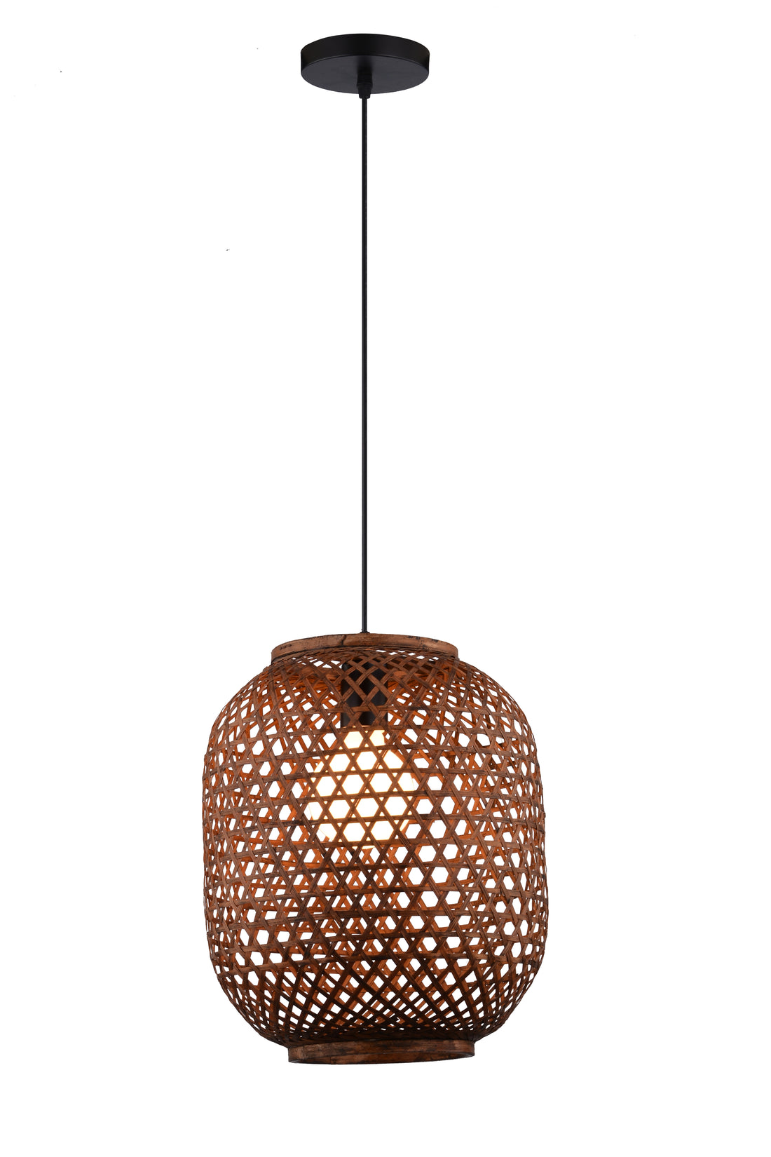 Suspension Bamboo marron