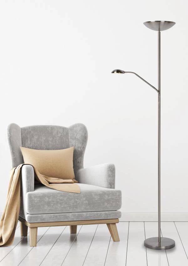 Lampadaire  ZENITH chrome dépoli LUCIDE 19791/24/12