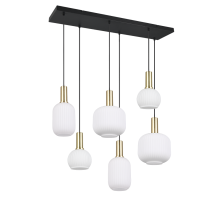 Suspension Diva blanche/or 6L