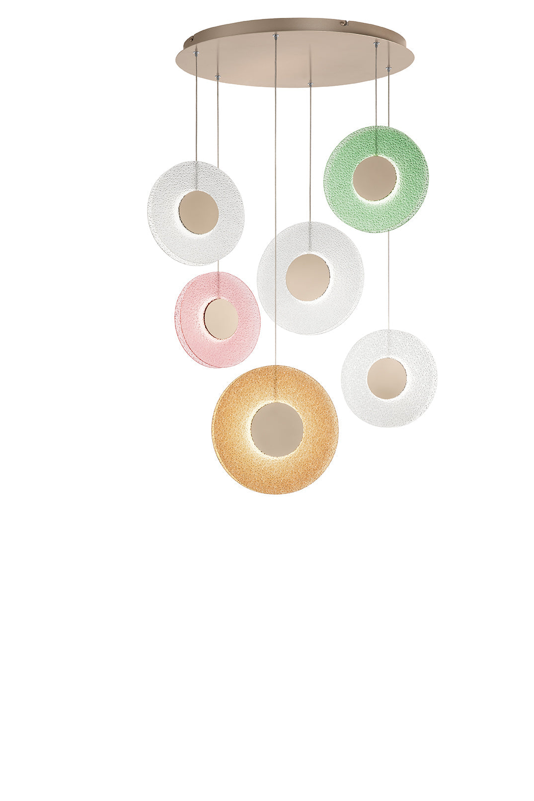 Suspension Paola multicolore 5 lumières so-paola-3