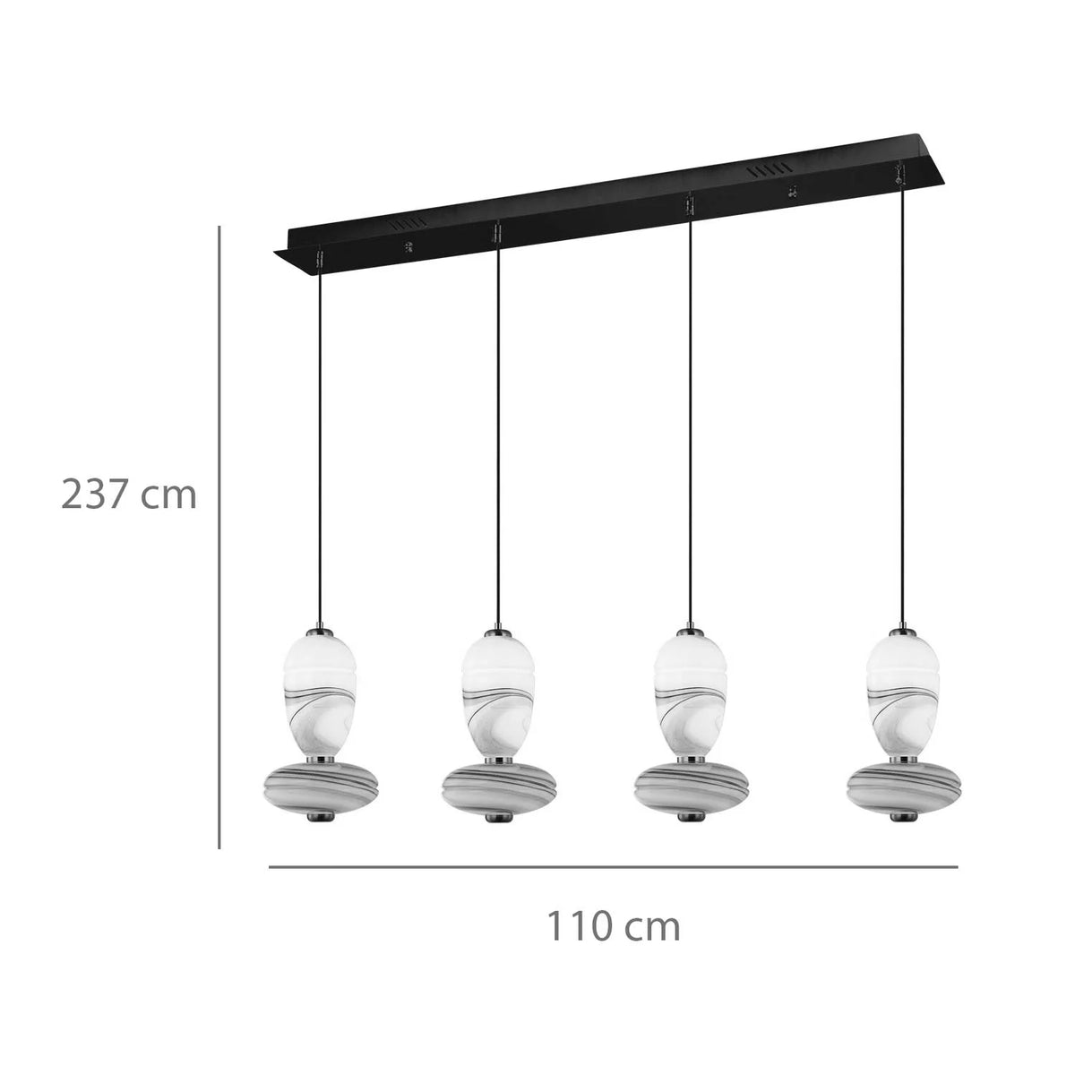 Suspension ELEGANZIA Longueur 110 LOVA 3404