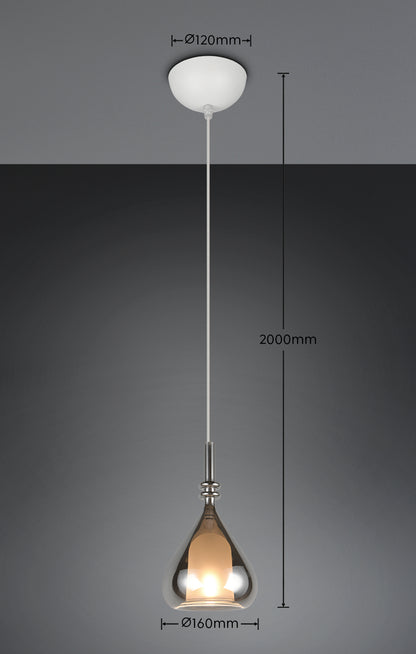 Suspension Aldea chrome Trio 349400157
