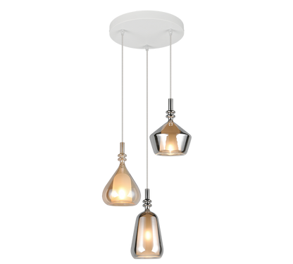 Suspension Aldea verre multicolore Trio 349430317