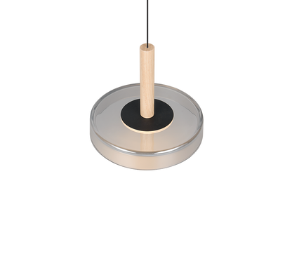 Suspension monte et baisse Celeste verre fumé Trio 354910132