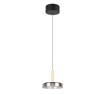 Suspension monte et baisse Celeste verre fumé Trio 354910132