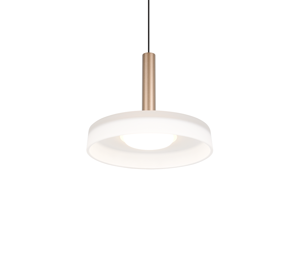 Suspension Céleste verre blanc Trio 354910165