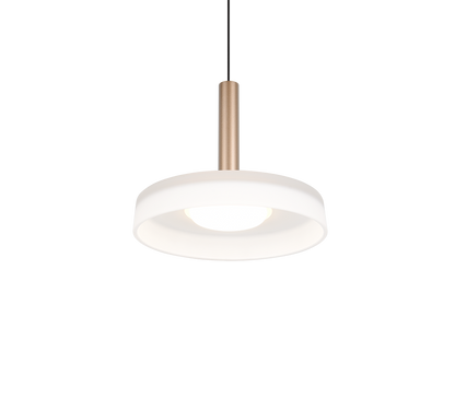 Suspension Céleste verre blanc Trio 354910165