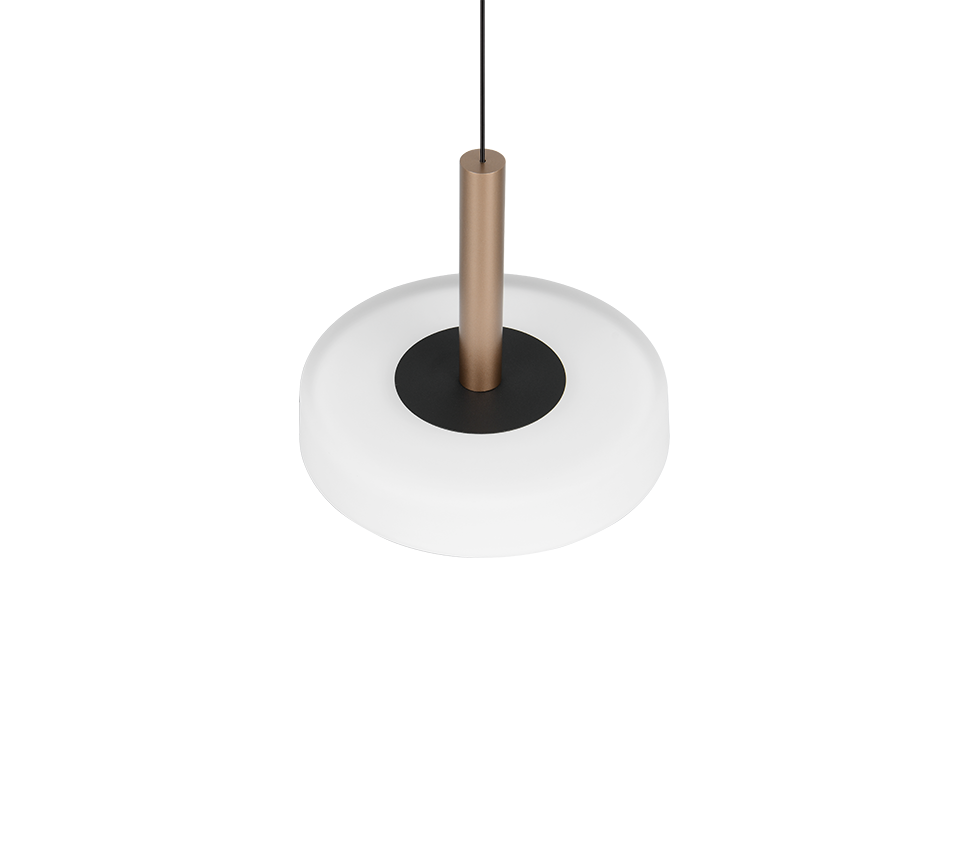 Suspension Céleste verre blanc Trio 354910165