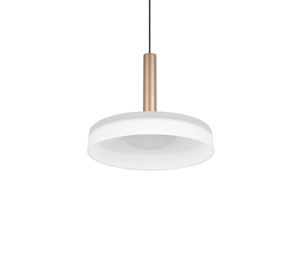 Suspension Céleste verre blanc Trio 354910165