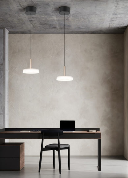 Suspension Céleste verre blanc Trio 354910165