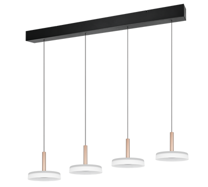 Suspension monte et baisse Celeste verres blancs Trio 354910465