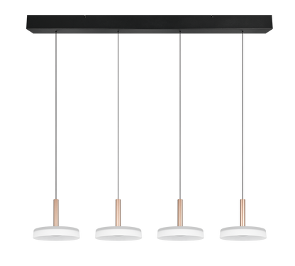Suspension monte et baisse Celeste verres blancs Trio 354910465