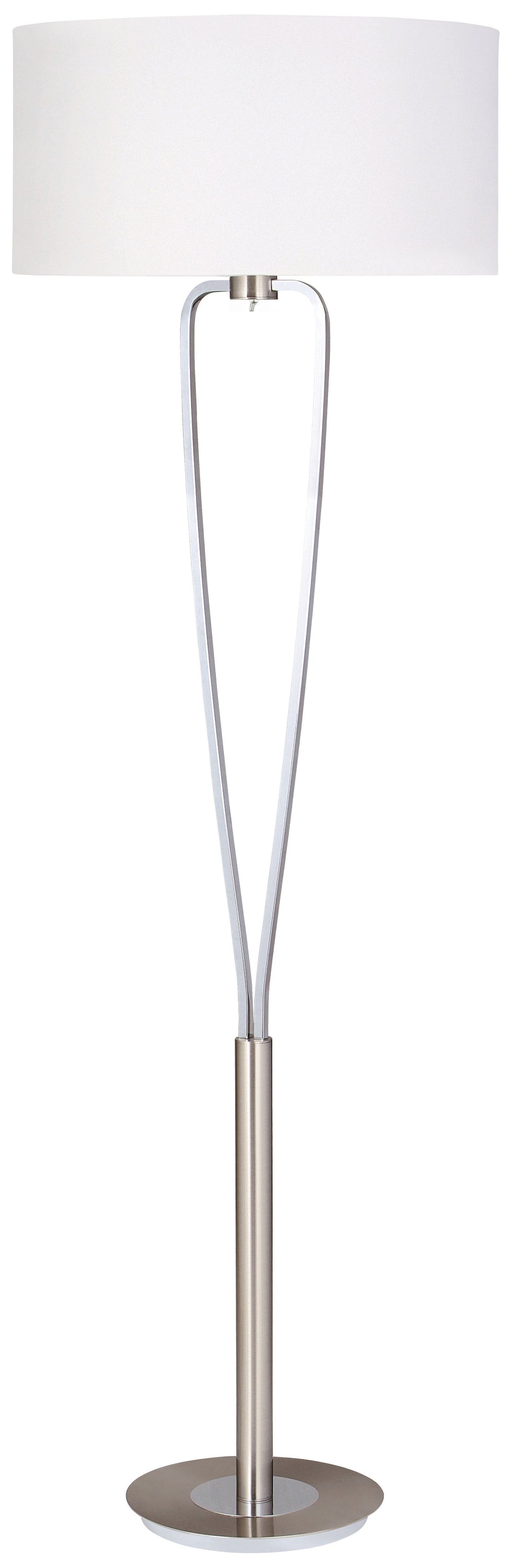 Lampadaire Paris II nickel 400200107