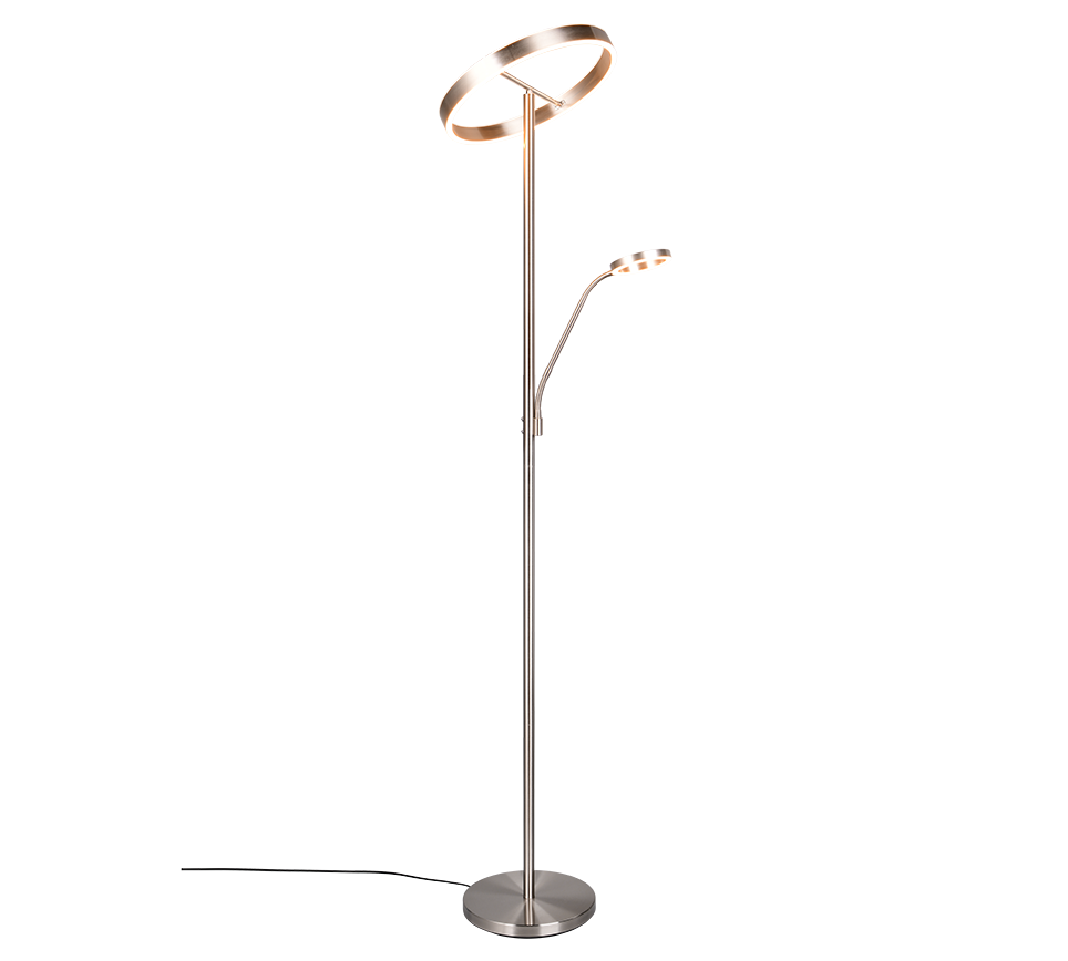 Lampadaire Wilis nickel Trio 449510207