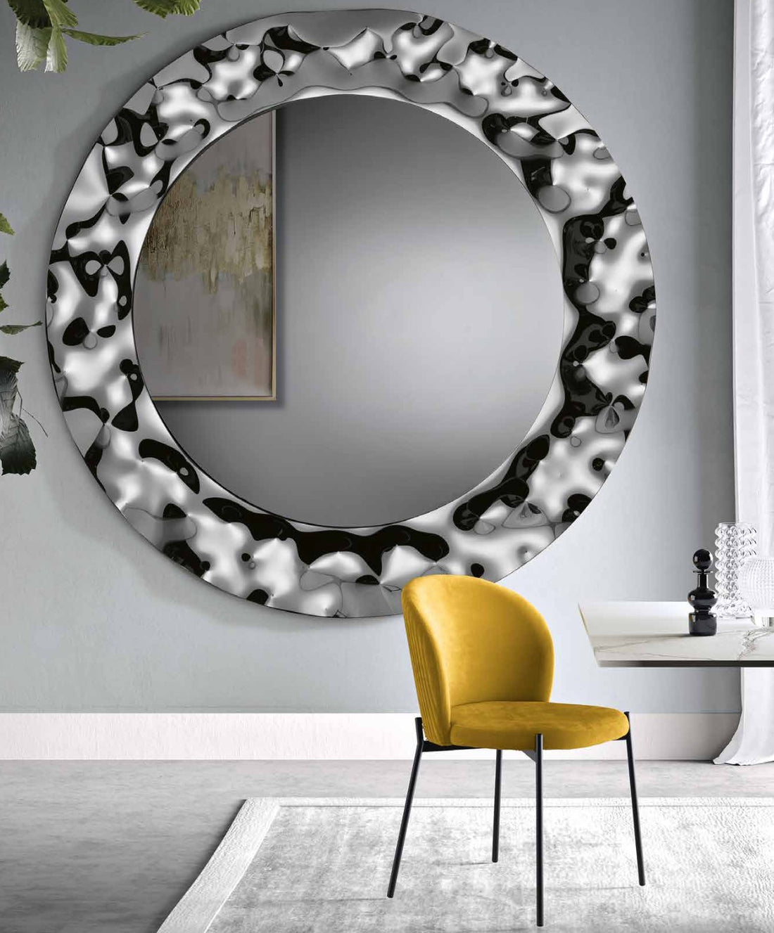 Miroir Dance gris fumé diamètre 180