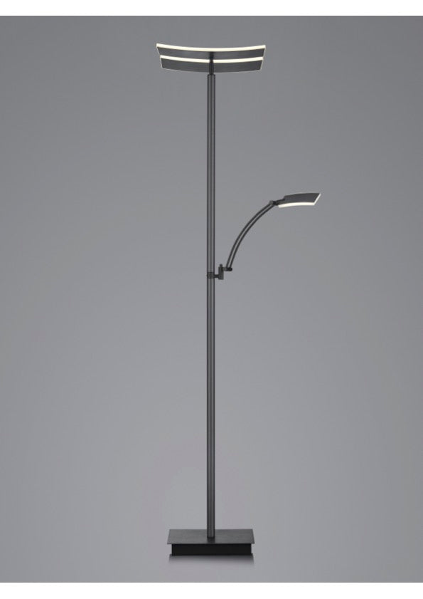 Lampadaire ANDY anthracite  avec liseuse 60556/2/39