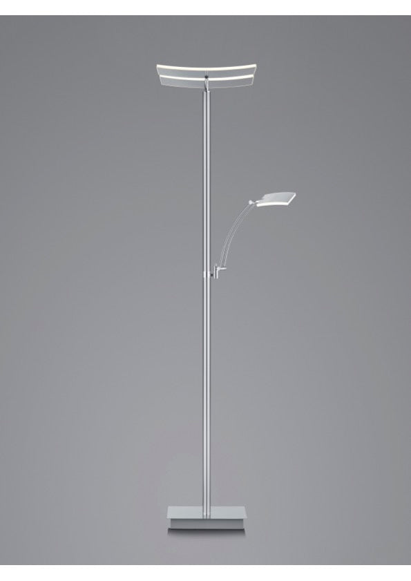 Lampadaire ANDY nickel mat  avec liseuse 60556/2/92