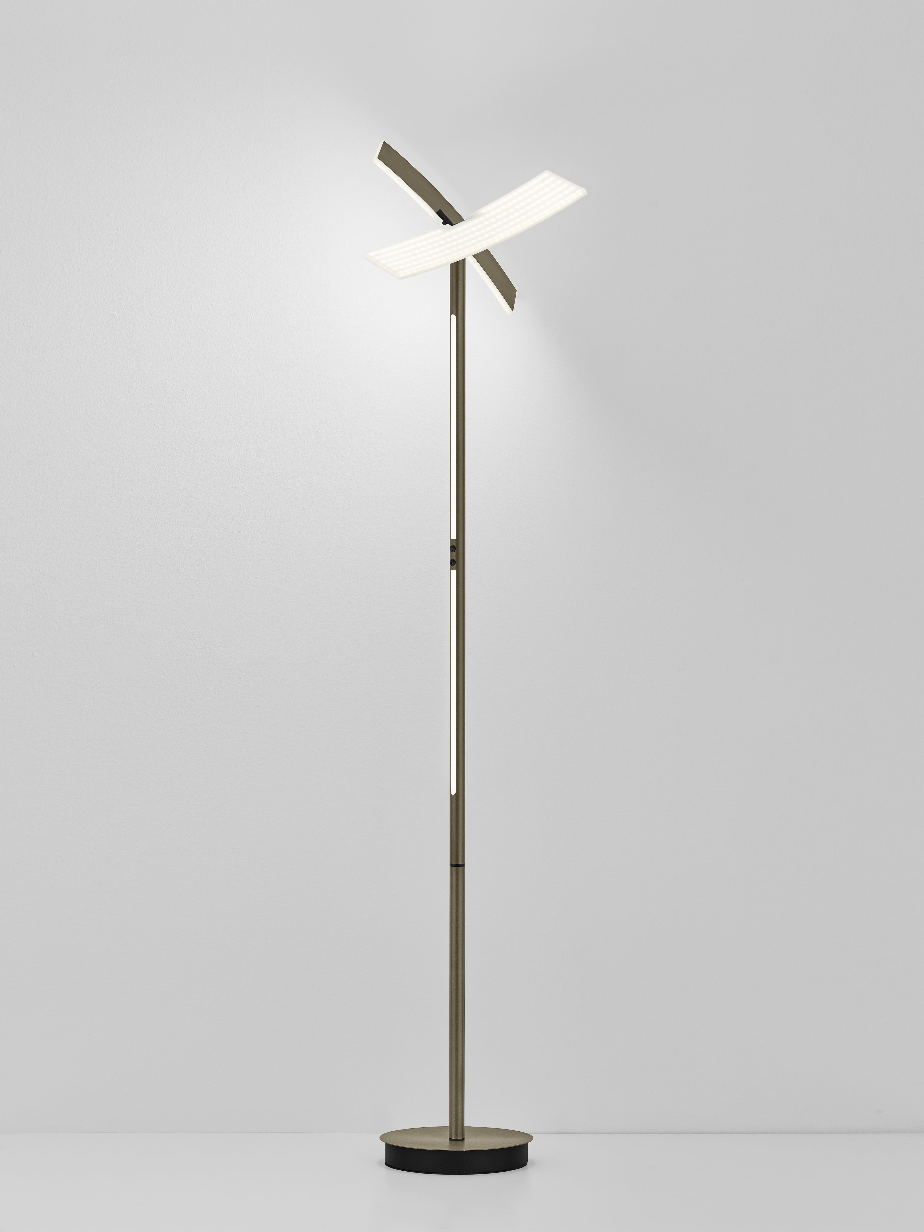 Lampadaire TWICE bronze 60568/1/15