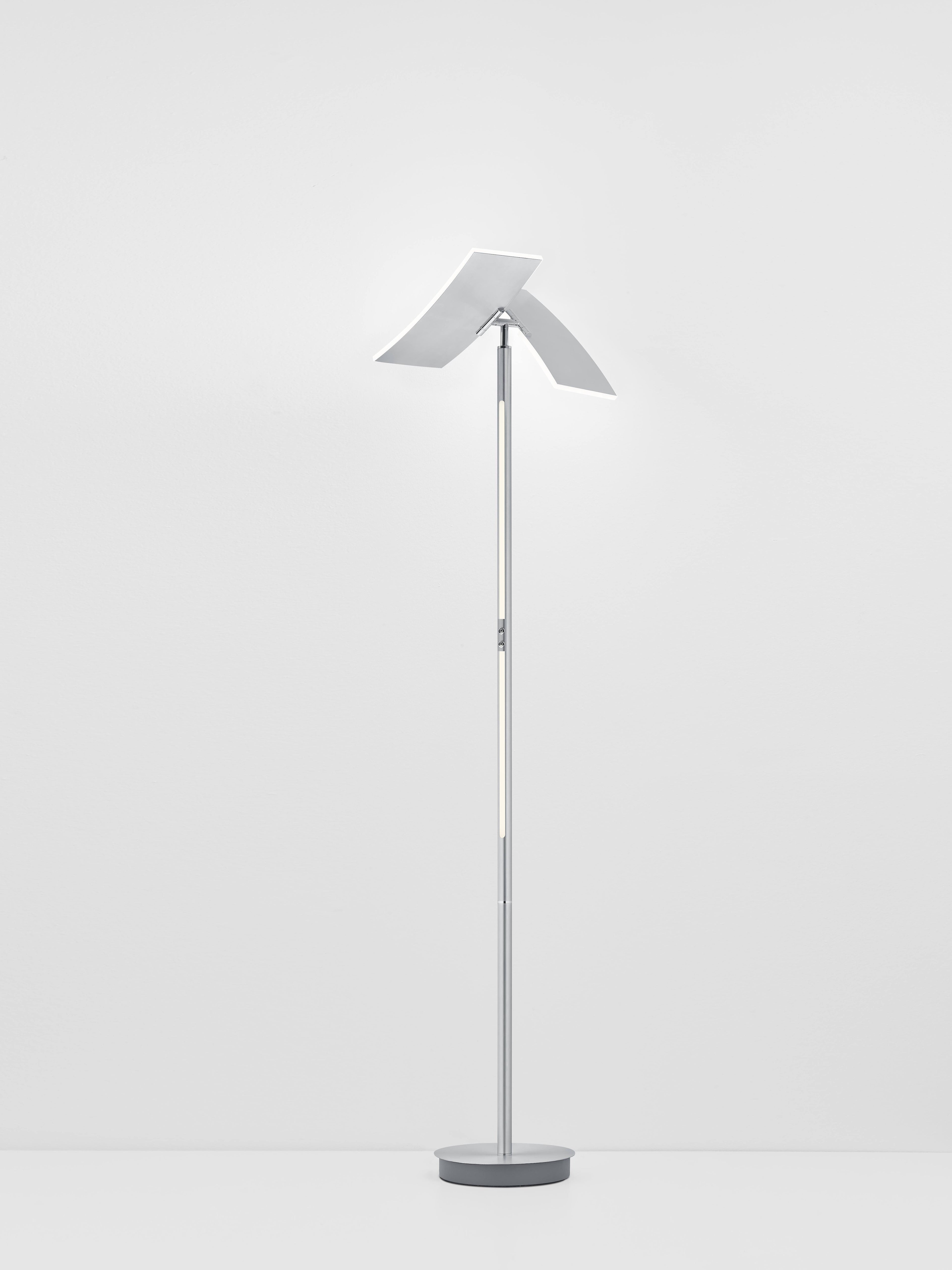 Lampadaire TWICE alu mat 60568/1/37